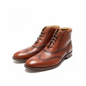 Cole Haan Brown Leather Wingtip Boots